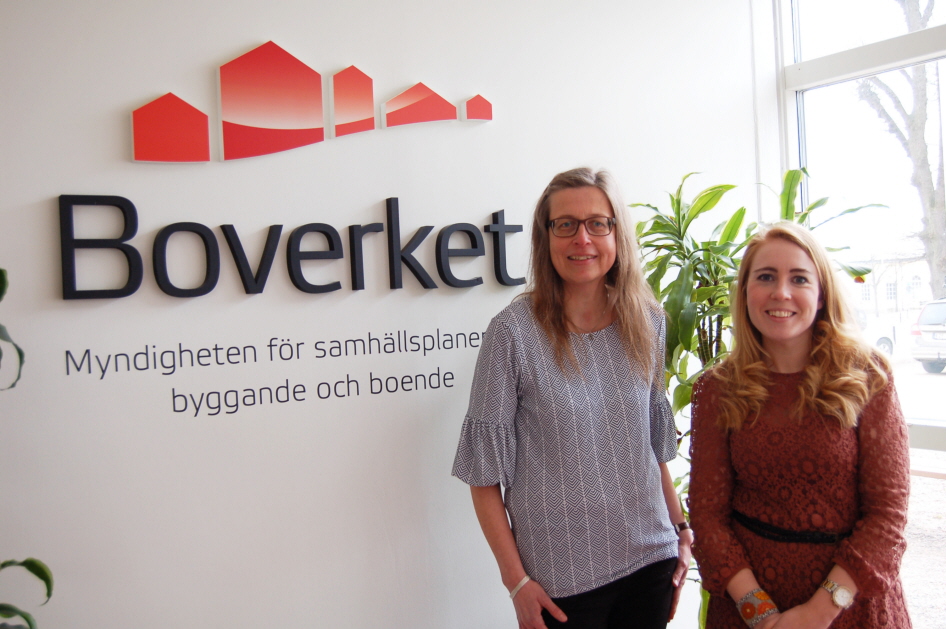 Projektledare Cathrine Engström och Lina Magnusson, samordnare på PBL kunskapsbanken. Foto: Malin Andersson