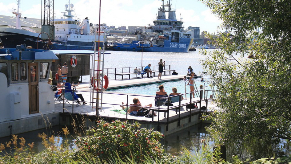 Badplats frihamnen