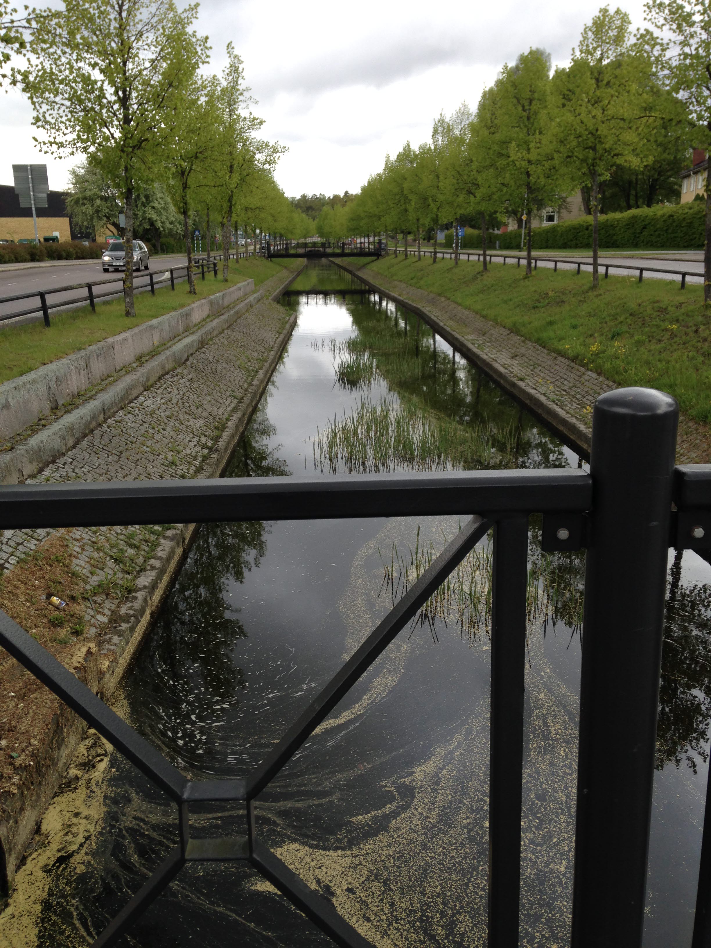 Dagvattenlösning på Linnégatan i Växjö