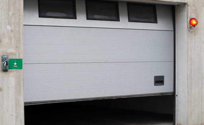 Garage door opening