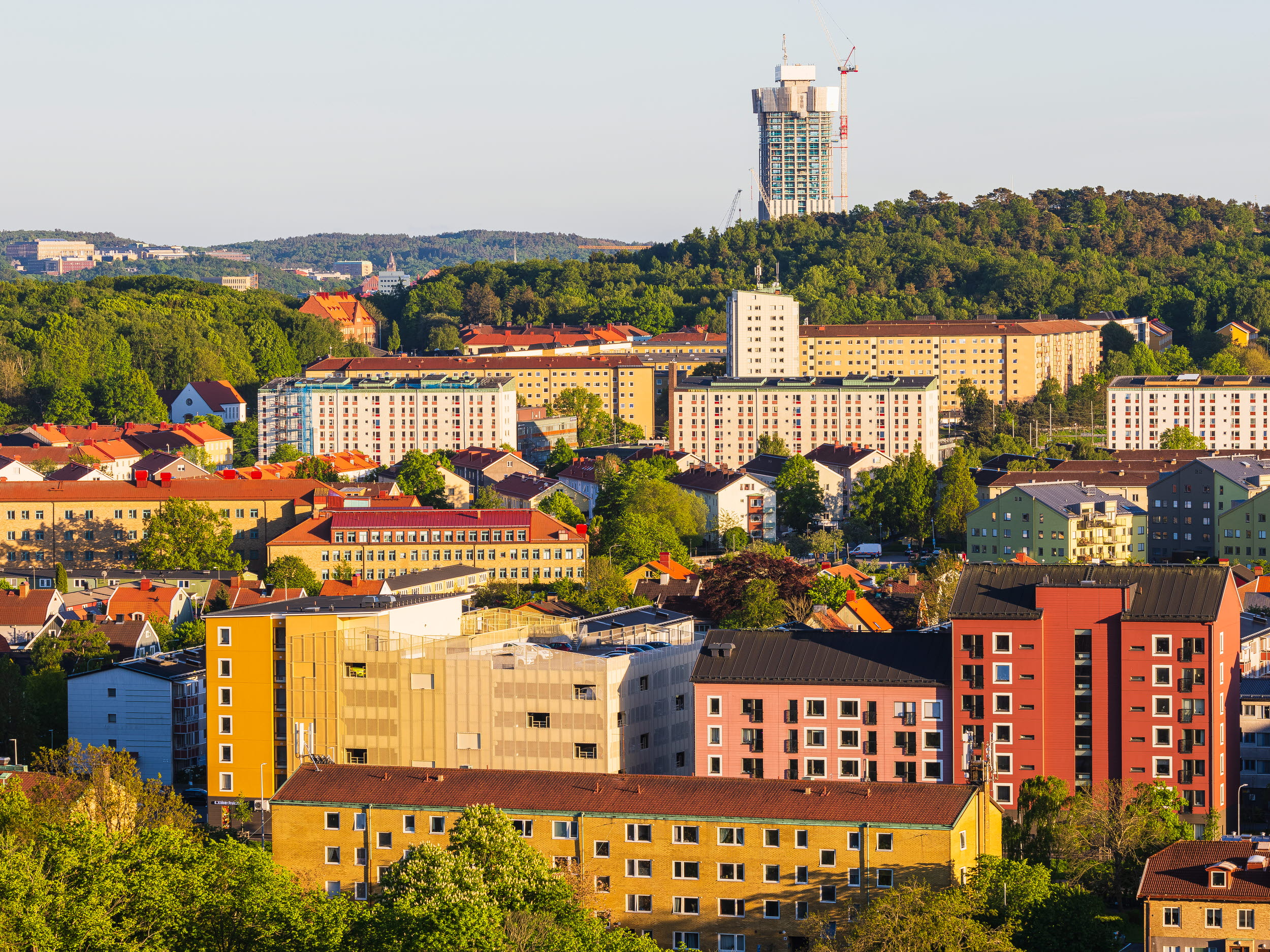 Bild på flerbostadshusområde