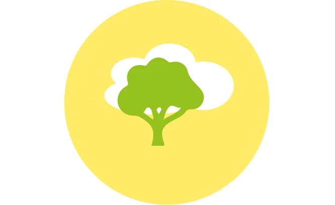 Symbol för natur och grönska