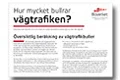 Skärmklipp av publikation med rubriken Hur mycket bullrar vägtrafiken?