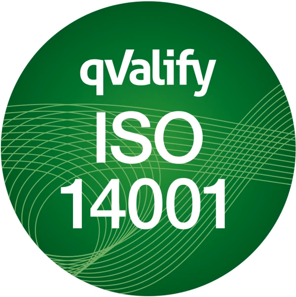 Logotyp som visar att Boverket är certifierade enligt ISO 14001